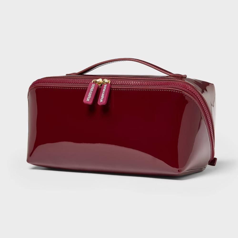 Diagonal-Zip Makeup Bag - Image 14