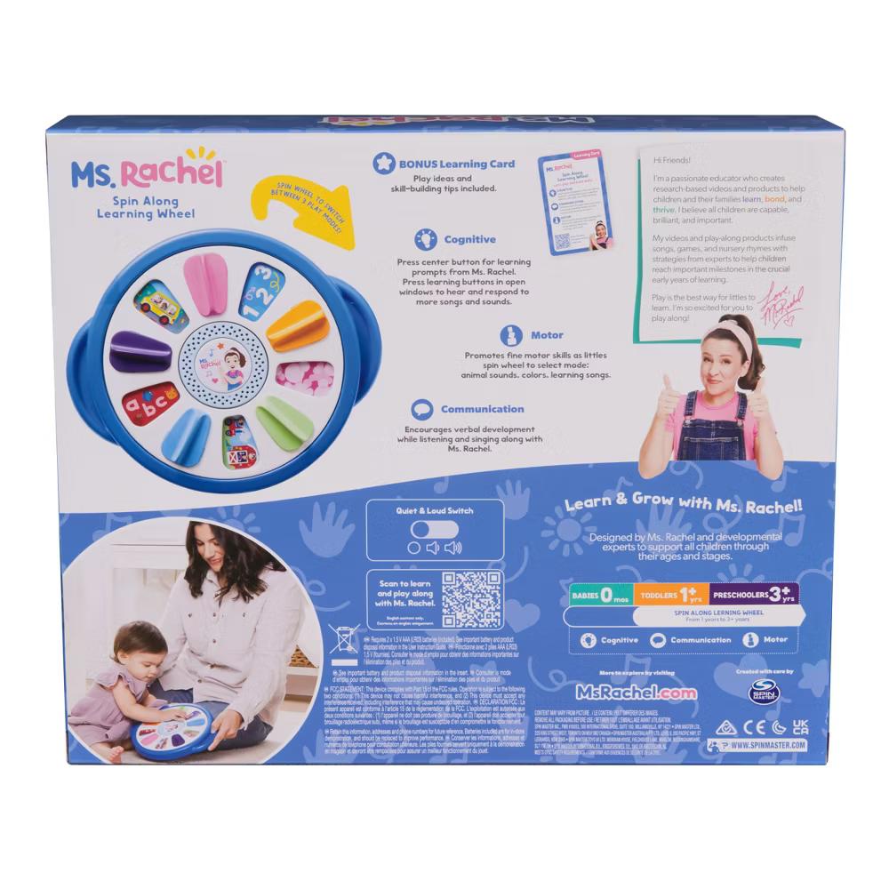 Ms. Rachel Spin Along Learning Wheel - Image 6