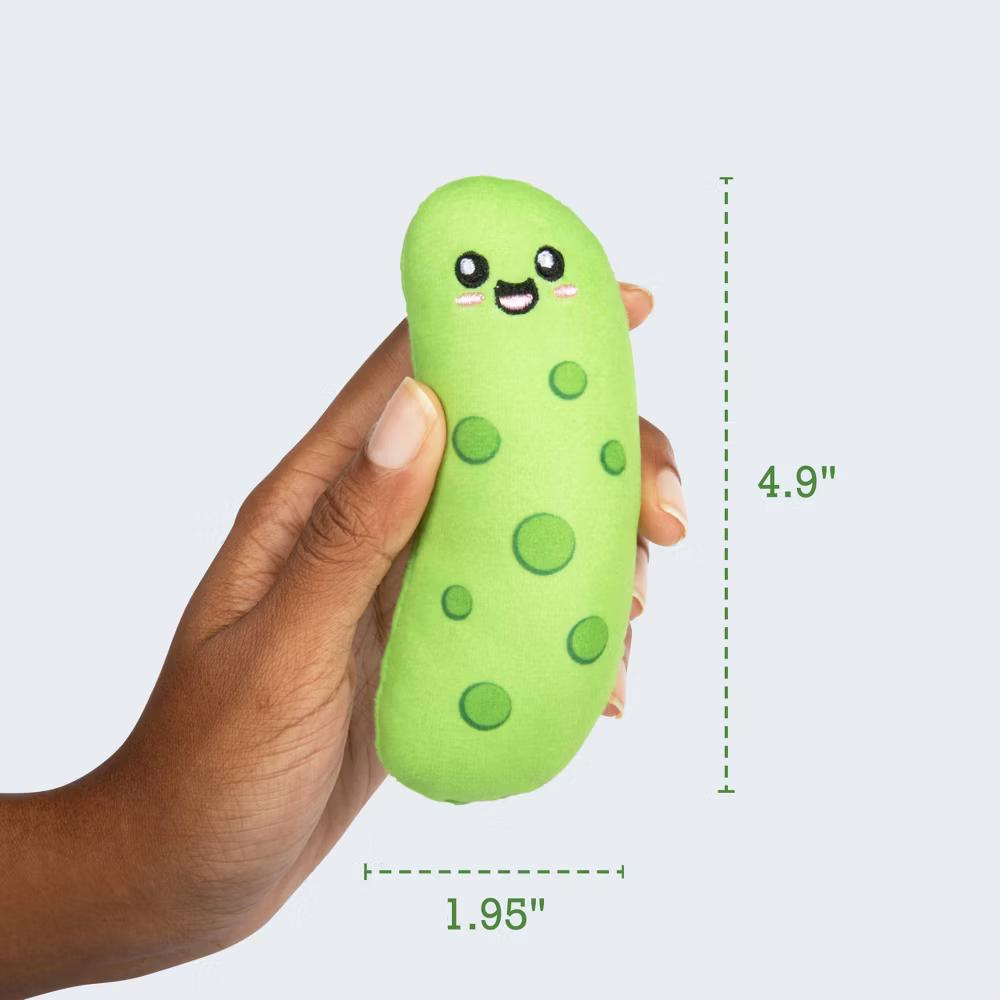 What Do You Meme? Emotional Support Pickles Plush Funny Food-Themed Stuffed Animal Set - Image 3