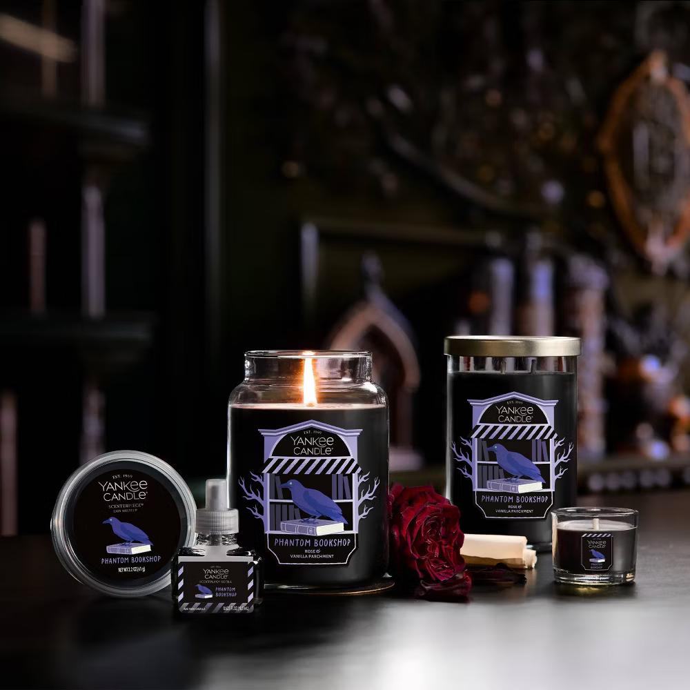 Original Large Phantom Bookshop Jar Candle Black - Yankee Candle - Image 8