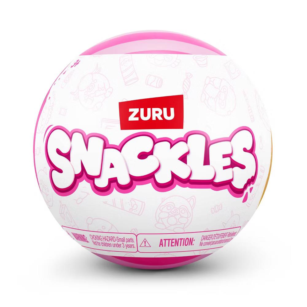 Snackles 5" Surprise Capsule Series 3 Stuffed Animal: Zoo & Farm Characters, Polyester - Image 3