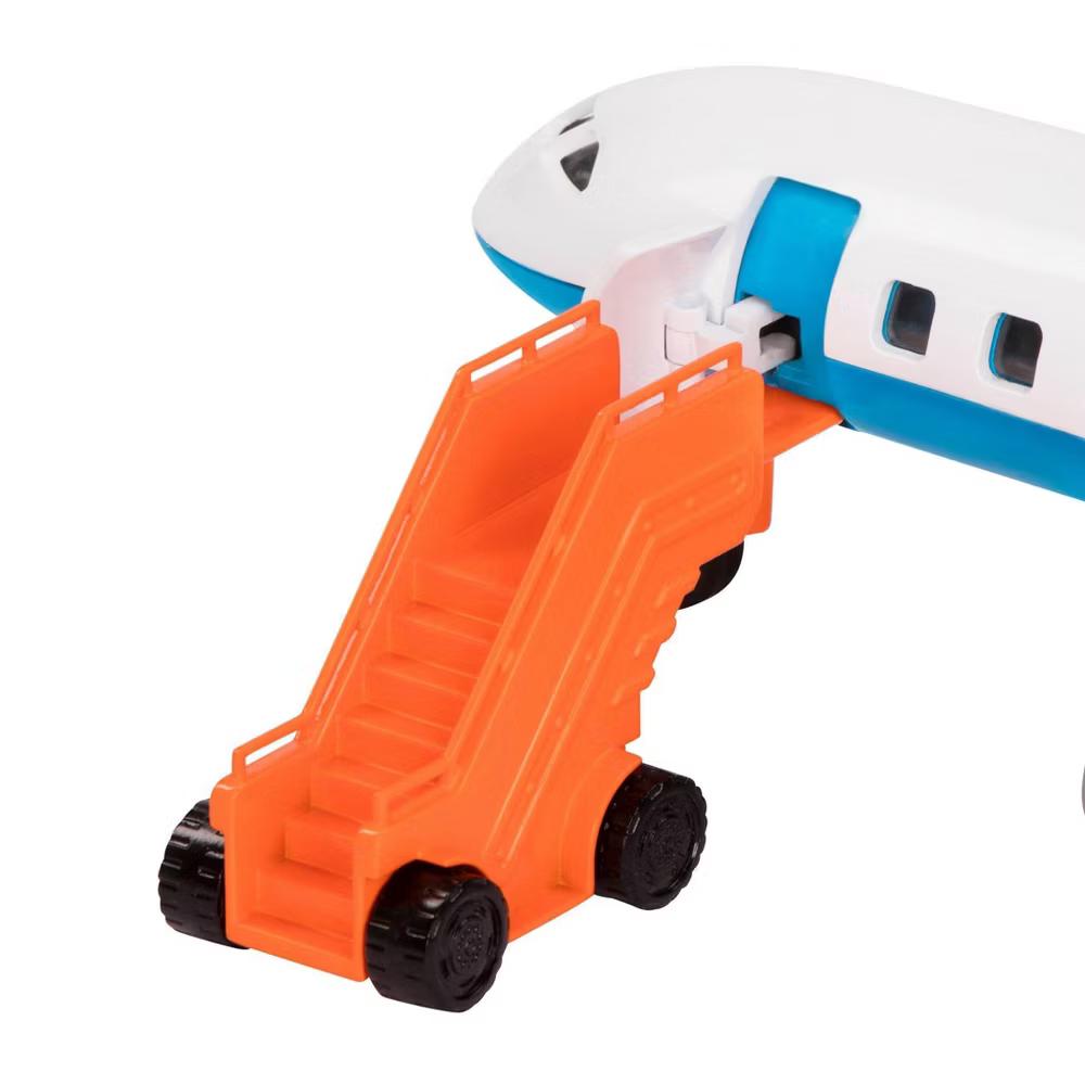 by Airport Playset with Small Toy Airplane 32pc Toy Vehicle Playsets - Image 4