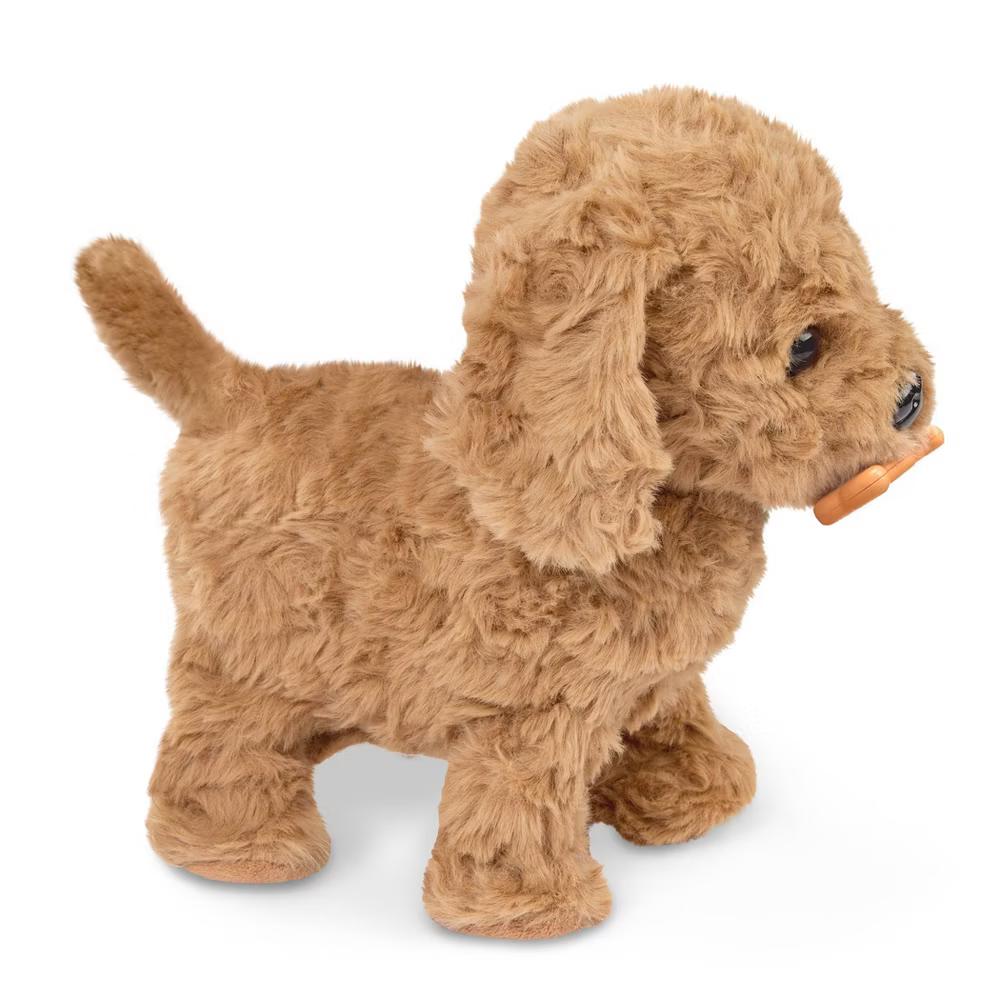Playful Paws Goldendoodle Puppy Walking & Barking Electronic Interactive Pet Dog Plush: Plastic Polyester Toy - Image 3