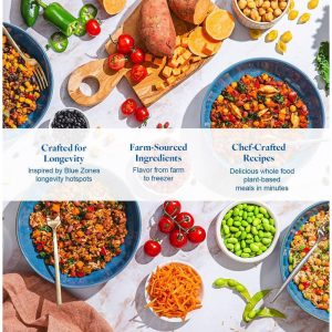 Blue Zones Kitchen Frozen Gluten Free Sesame Ginger Bowl - 8oz