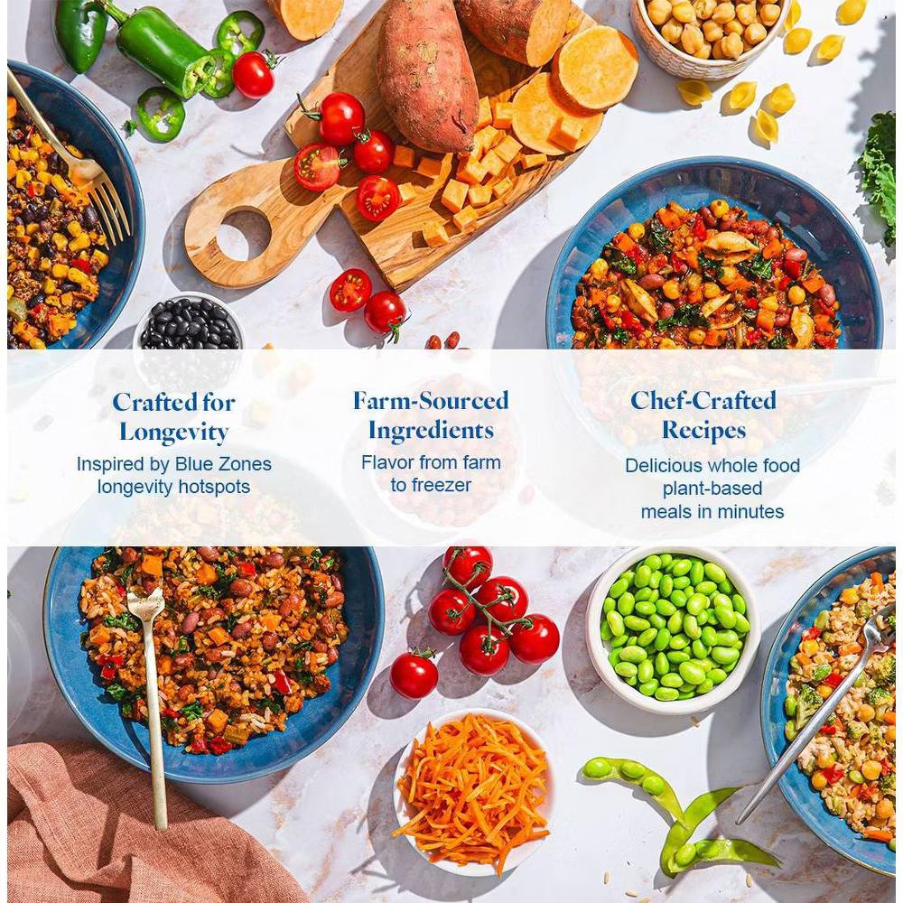 Blue Zones Kitchen Frozen Gluten Free Sesame Ginger Bowl - 8oz
