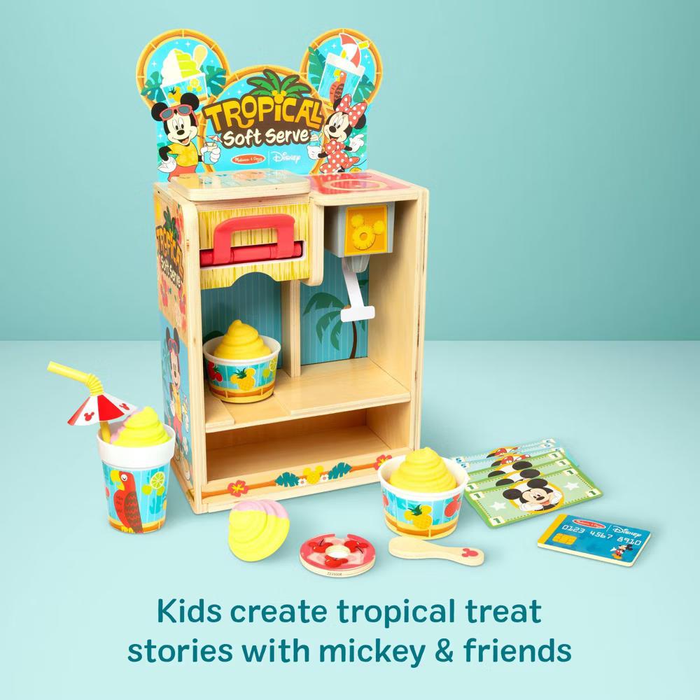 Tropical Soft Serve Ice Cream Wooden Play Food Set – 23pc - Image 9