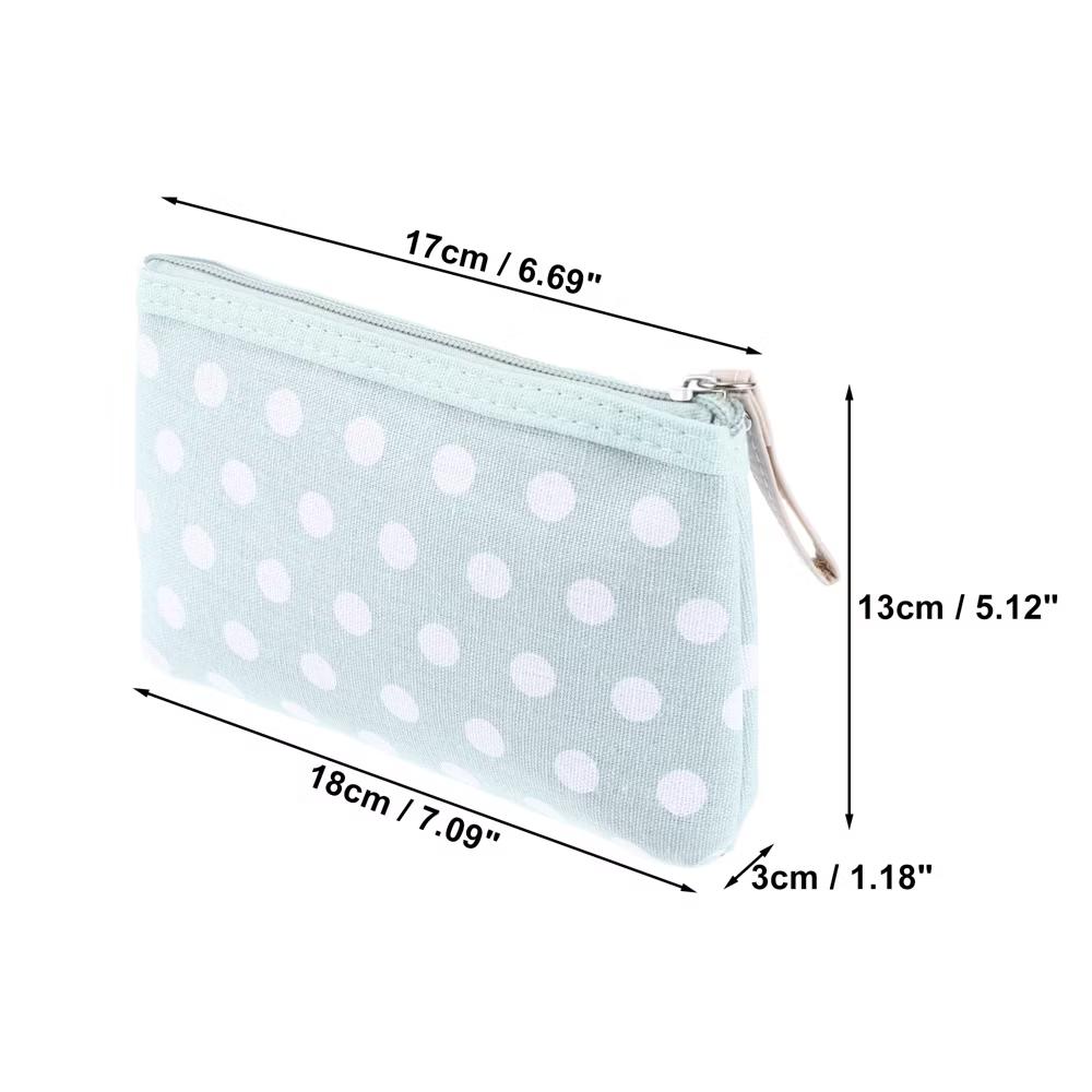 Women's Durable Dots Cosmetic Bag 1 Pc - Image 8