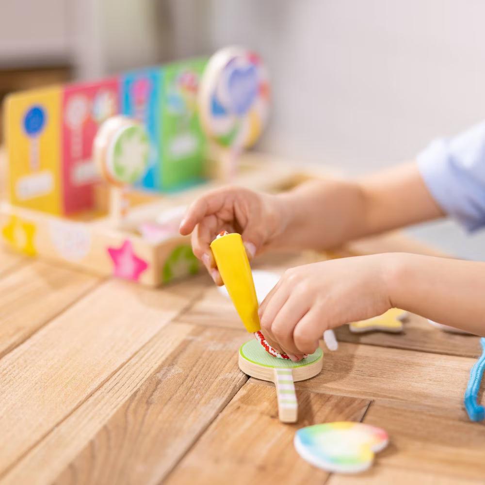 Wooden Lollipop Play Set for Preschool Girls and Boys - Image 3