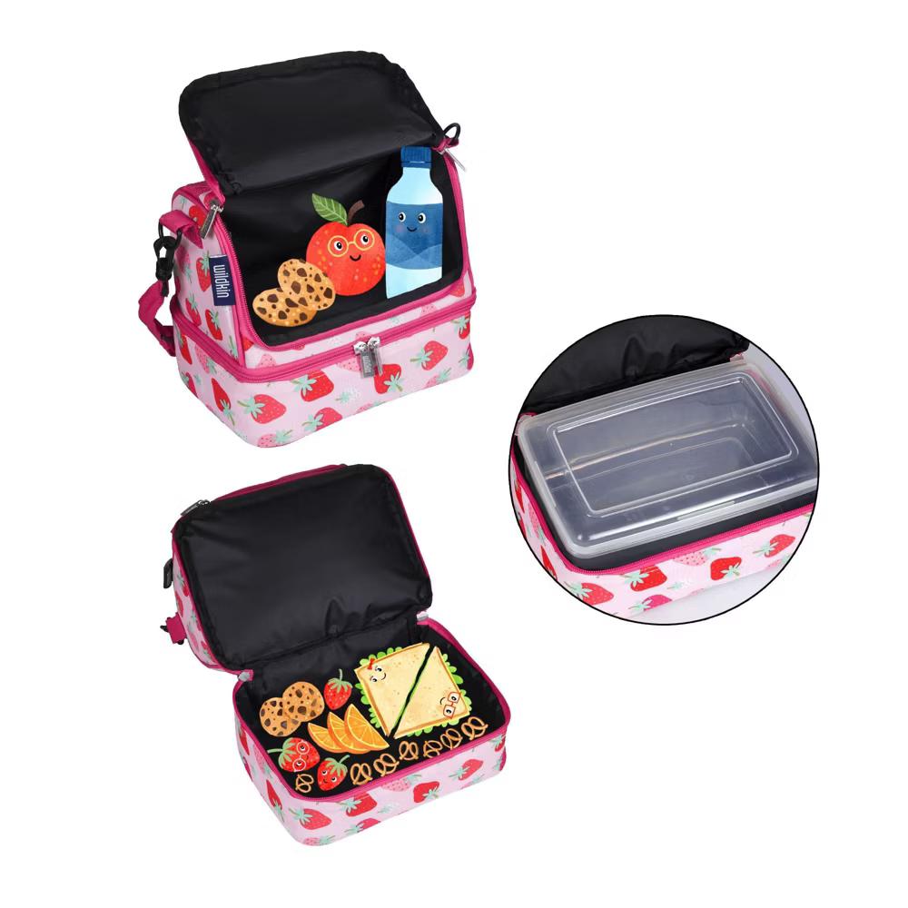 Wildkin Two Compartment Insulated Lunch Bag for Kids – School & Travel Ready - Image 69