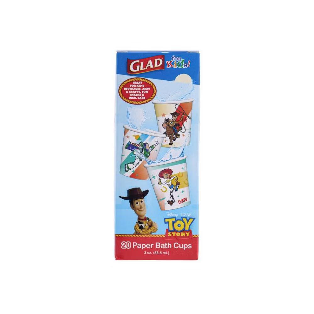 for kids' Pixar - Toy Story Paper Bath Disposable Cup - 3oz/20ct