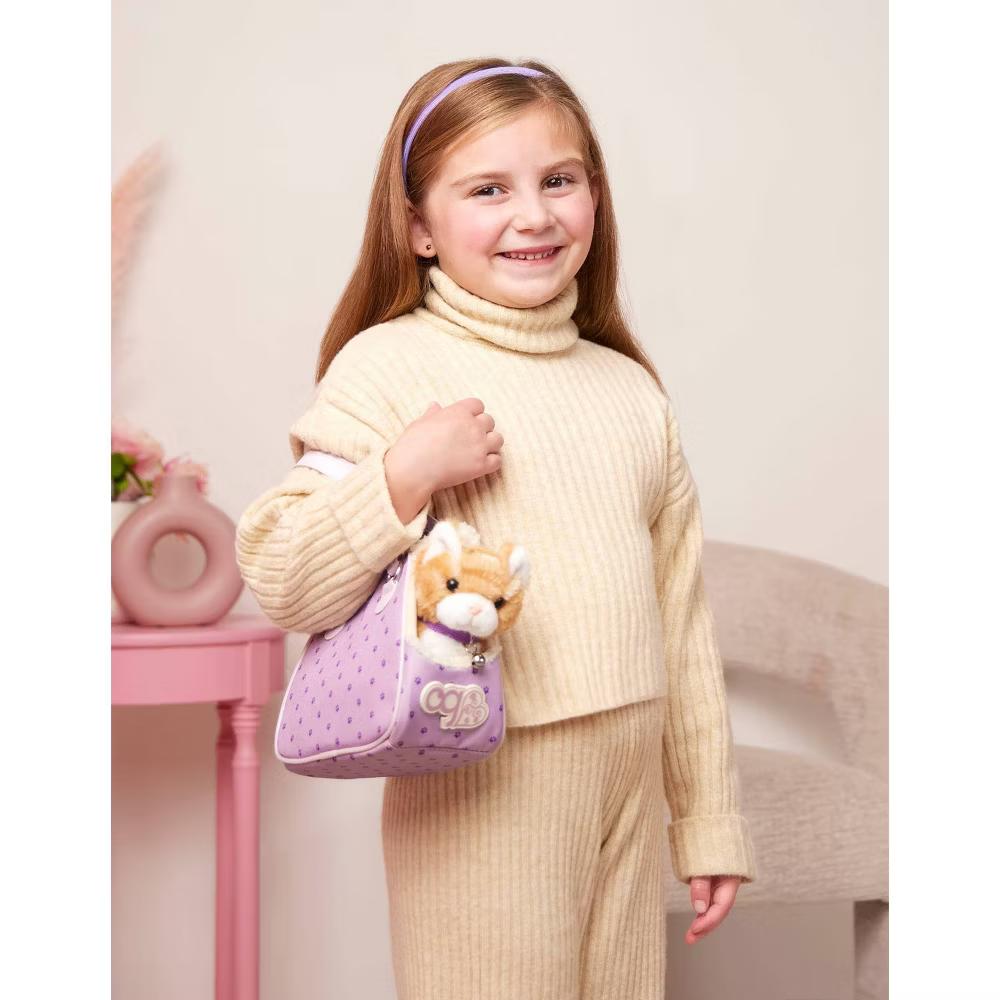 Hop in Cat Carrier & Pet Plush Kitten Accessory Set for 18'' Dolls - Image 5