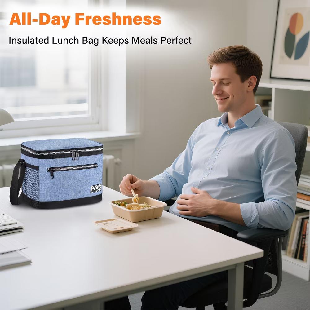 Insulated Small Lunch Bag for Adult Kid, Leakproof Reusable Lunch Cooler Bag with Adjustable Shoulder Strap, Kids Portable Lunch Box - Image 26
