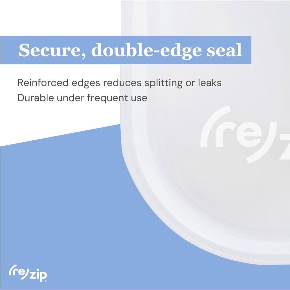 (re)zip Reusable Leakproof Flat Sandwich Lunch Bags - 5pk - Image 3