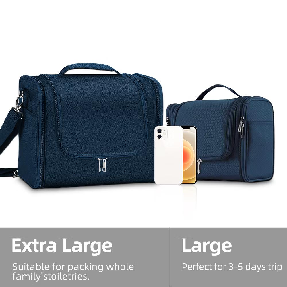 Large Capacity Toiletry Bag for Women and Men, Hanging Toiletry Organizer Cosmetics Makeup Bag - Image 20