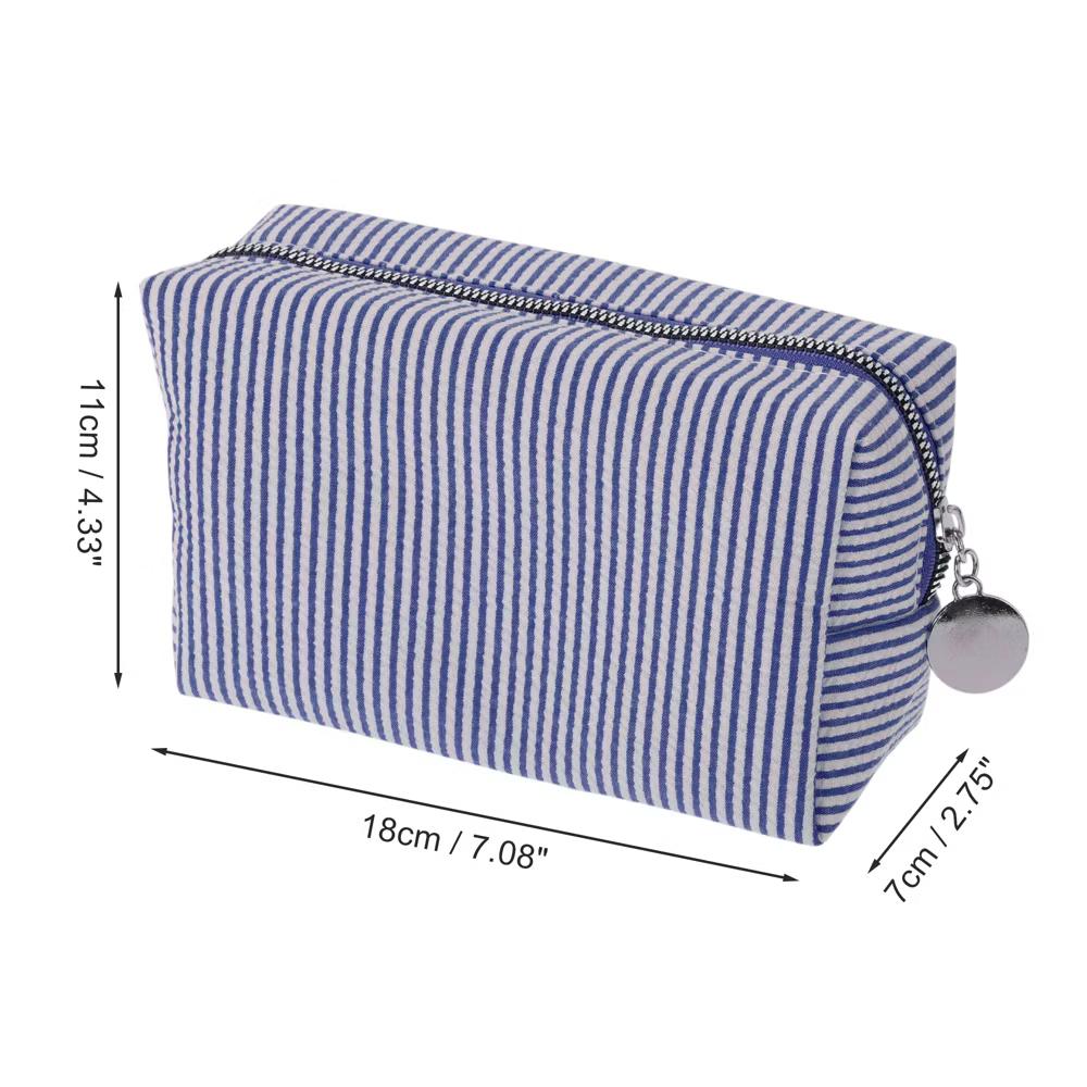 Striped Pattern Makeup Bag for Travel 1 Pc - Image 26