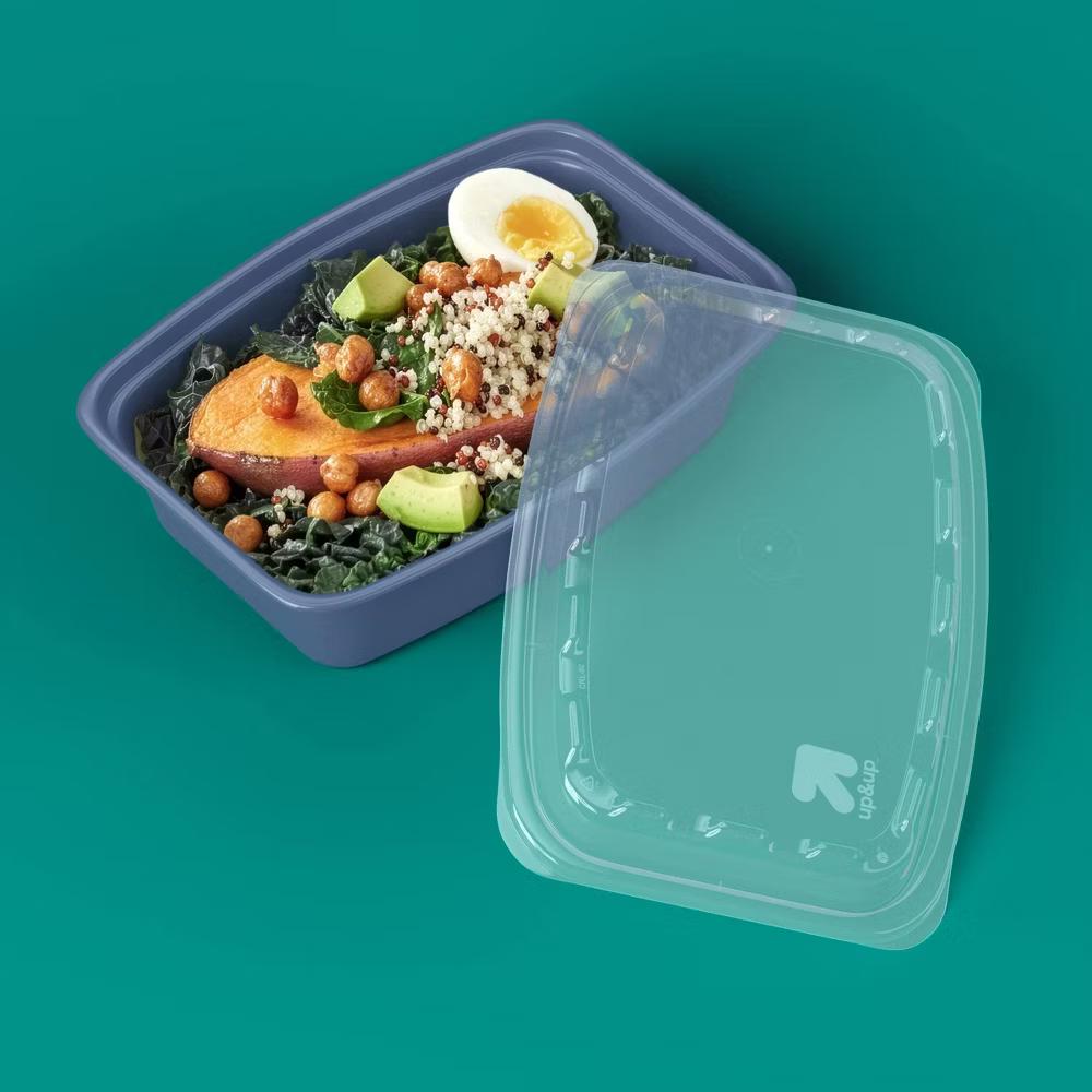 38oz 60pc Meal Prep Food Storage Containers - Rectangle - 4.75 cup single compartment - 30pk - Image 3