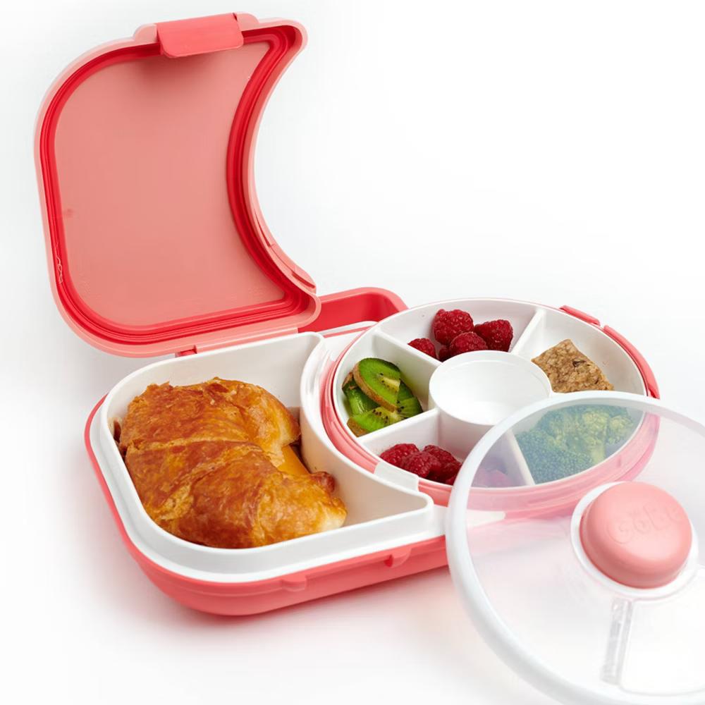 GoBe Kids' 2-in-1 Bento Style Lunchbox with Small Snack Spinner Flip - Image 18