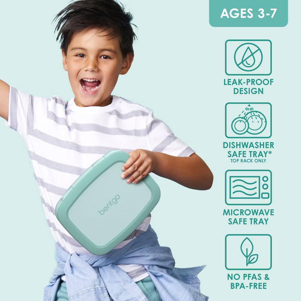 Kids' Brights Leakproof, 5 Compartment Bento-Style Kids' Lunch Box - Image 63