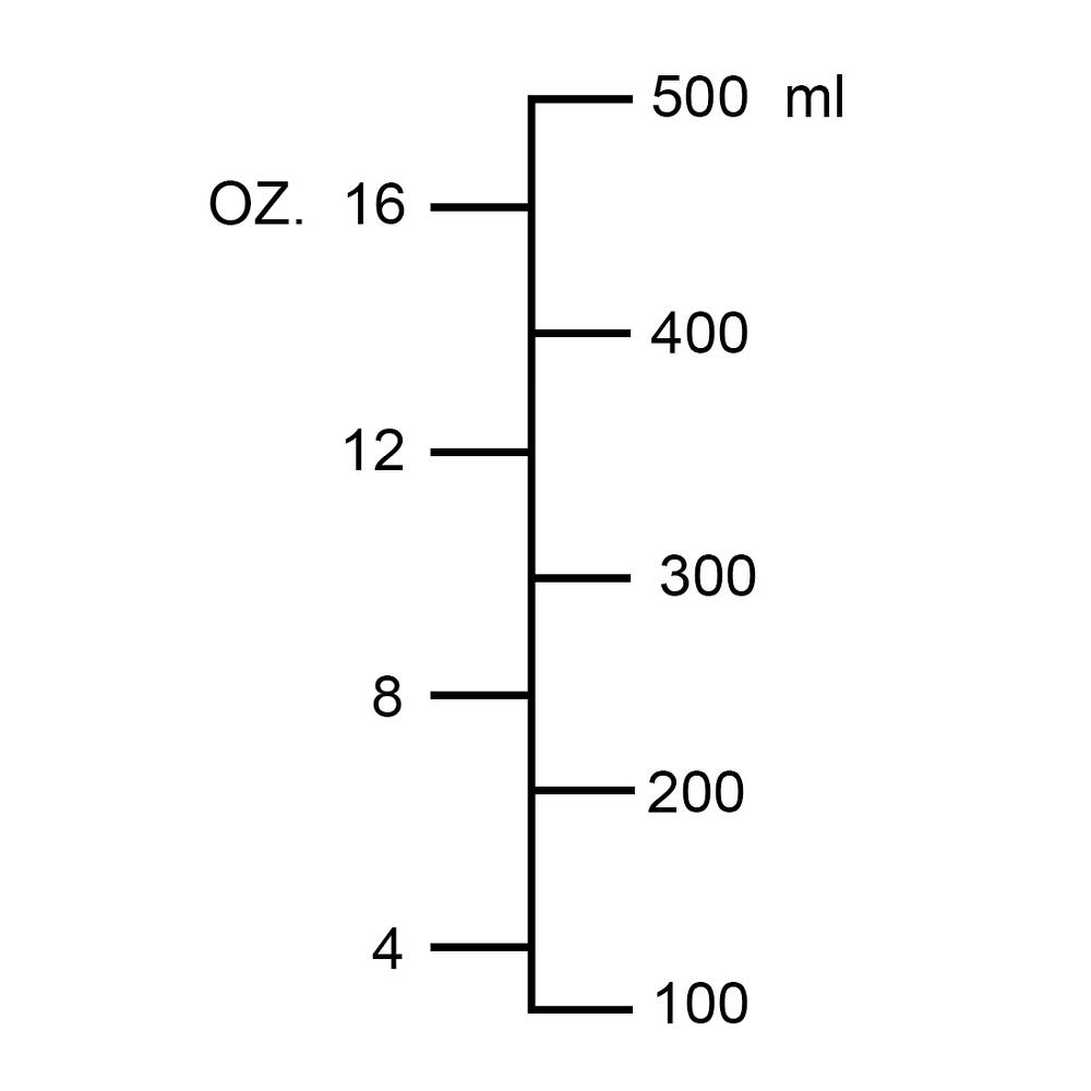 Measuring Cup Including ML Scale Ounce Scale Stainless Steel Graduated Beaker with Handle for Lab Kitchen liquids - Image 9