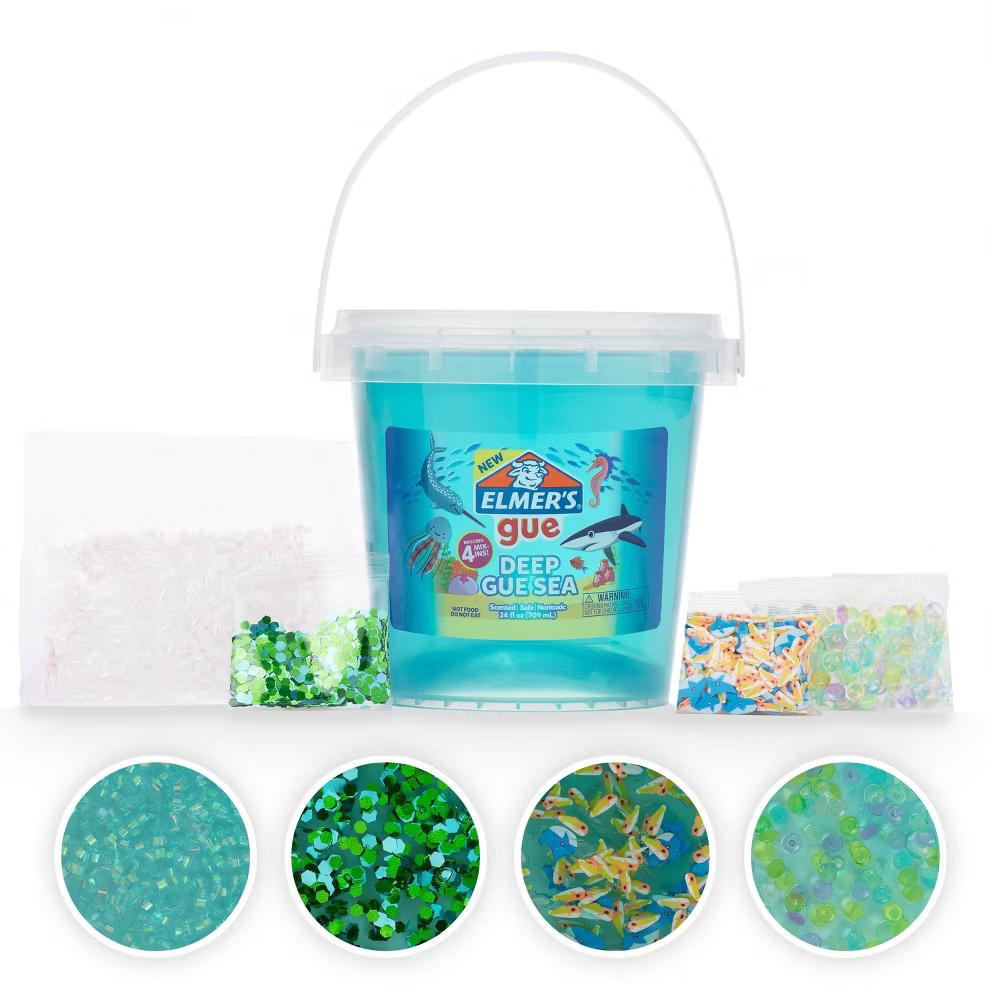 Elmer's Gue 1.5lb Deep Gue Sea Premade Slime Kit with Mix-Ins: Science Focus, Includes Storage Container & Instructions - Image 5