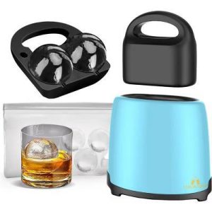 LEMONSODA Round Crystal Clear Ice-Cube Maker Mold - 2 Easy Spherical Ice