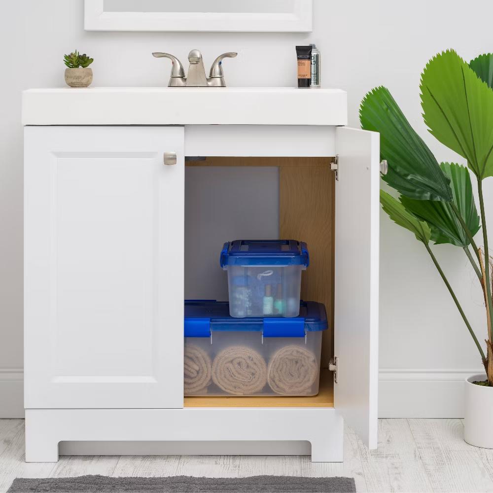 IRIS WeatherPro Plastic Storage Bin with Lid - Image 8