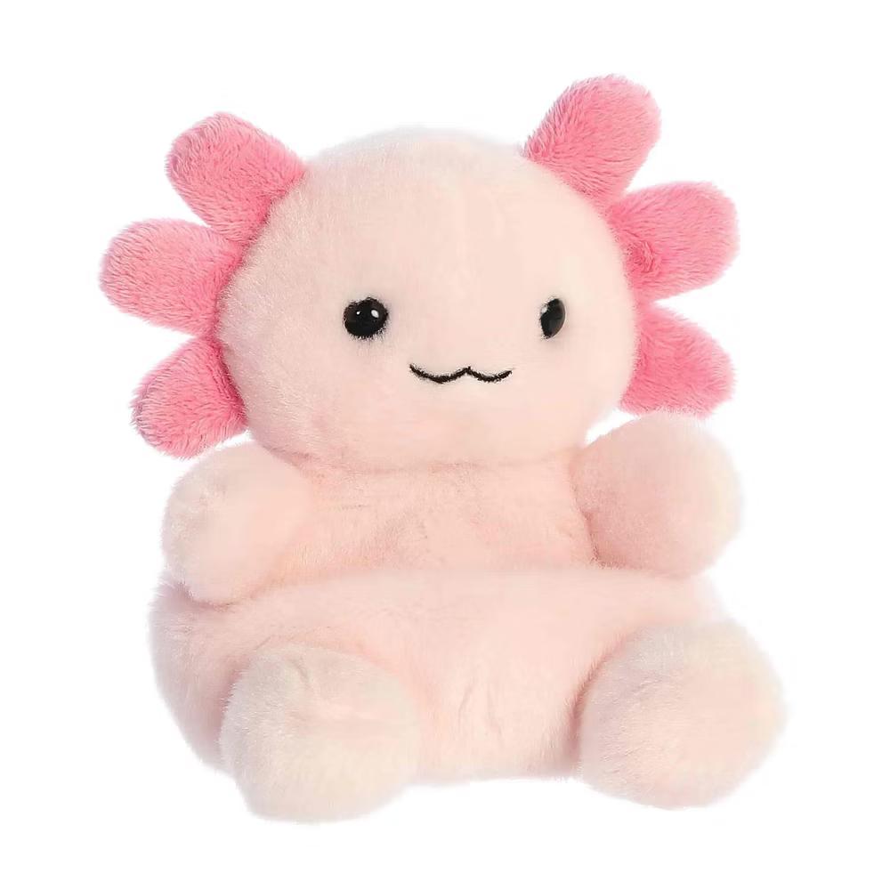 Mini Ax Axolotl Palm Pals Adorable Stuffed Animal Pink 5" - Image 2