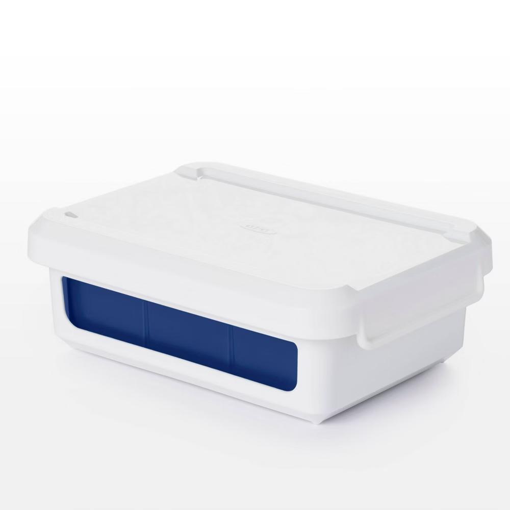 Covered Ice Cube Tray Large Cubes: Silicone & Plastic, 6 Cavities, Dishwasher-Safe, Ice Mold with Lid - Image 8