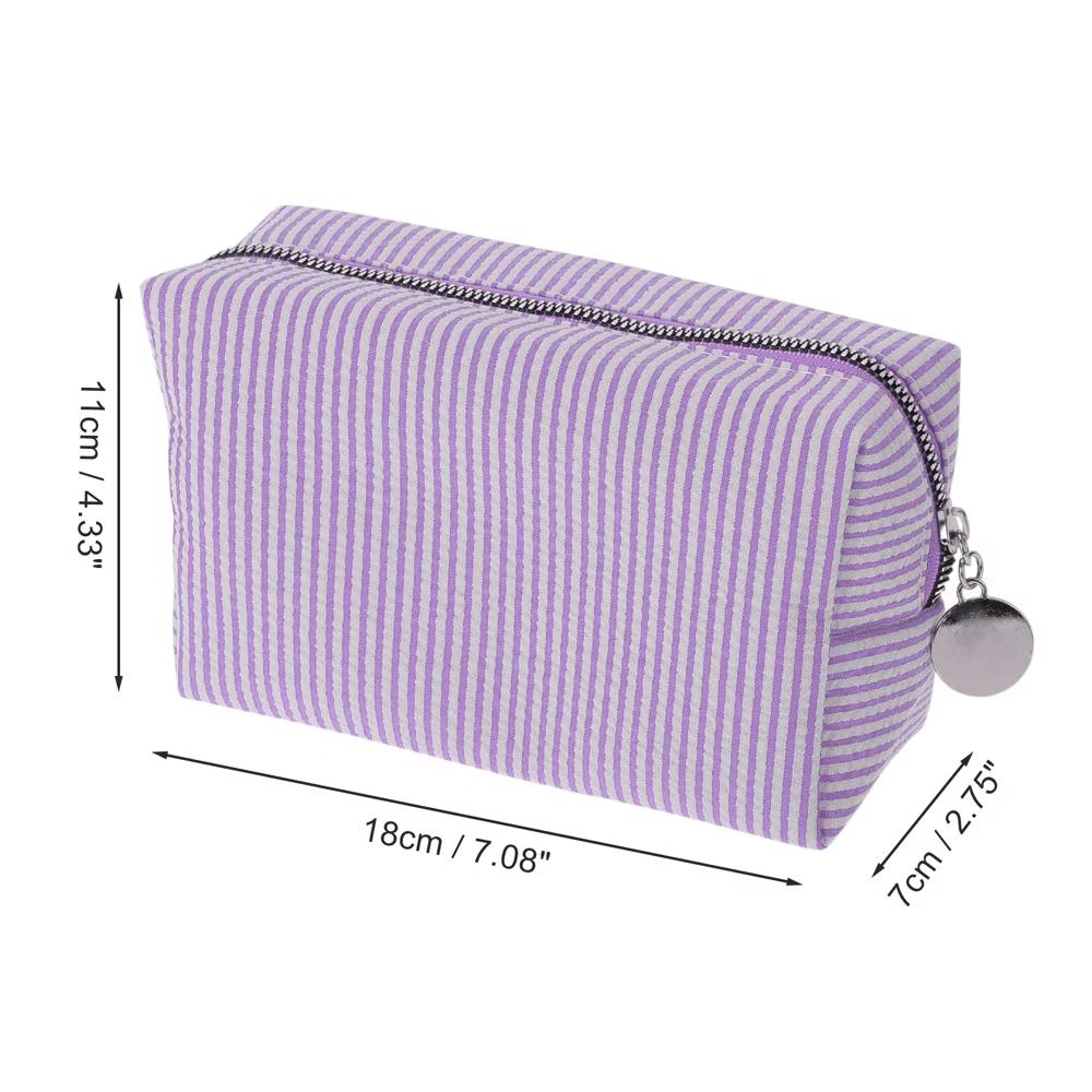 Striped Pattern Makeup Bag for Travel 1 Pc - Image 36