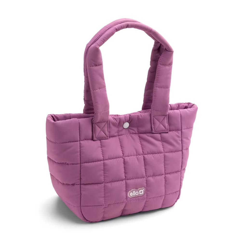 Puffer Lunch Tote Pink - Image 3