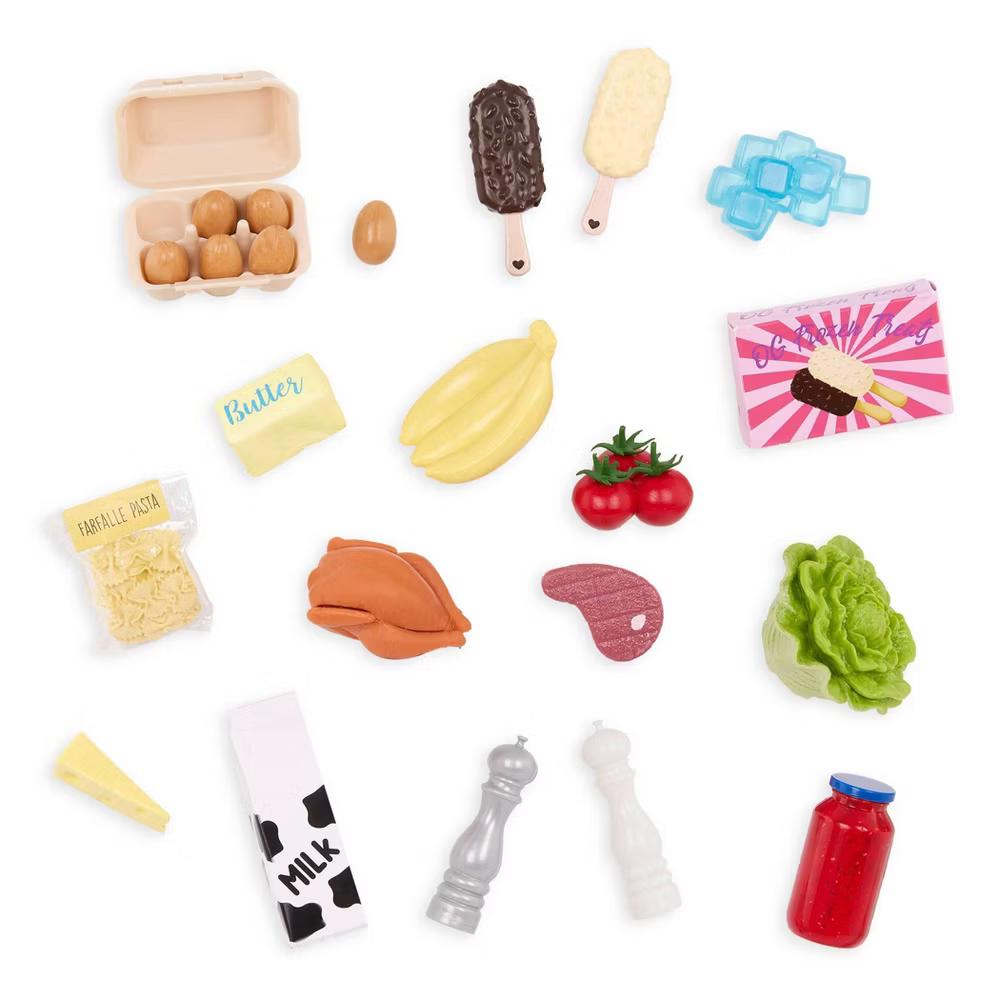 Light-Pink Gourmet Kitchen & Play Food Accessory Set for 18" Dolls - Image 2