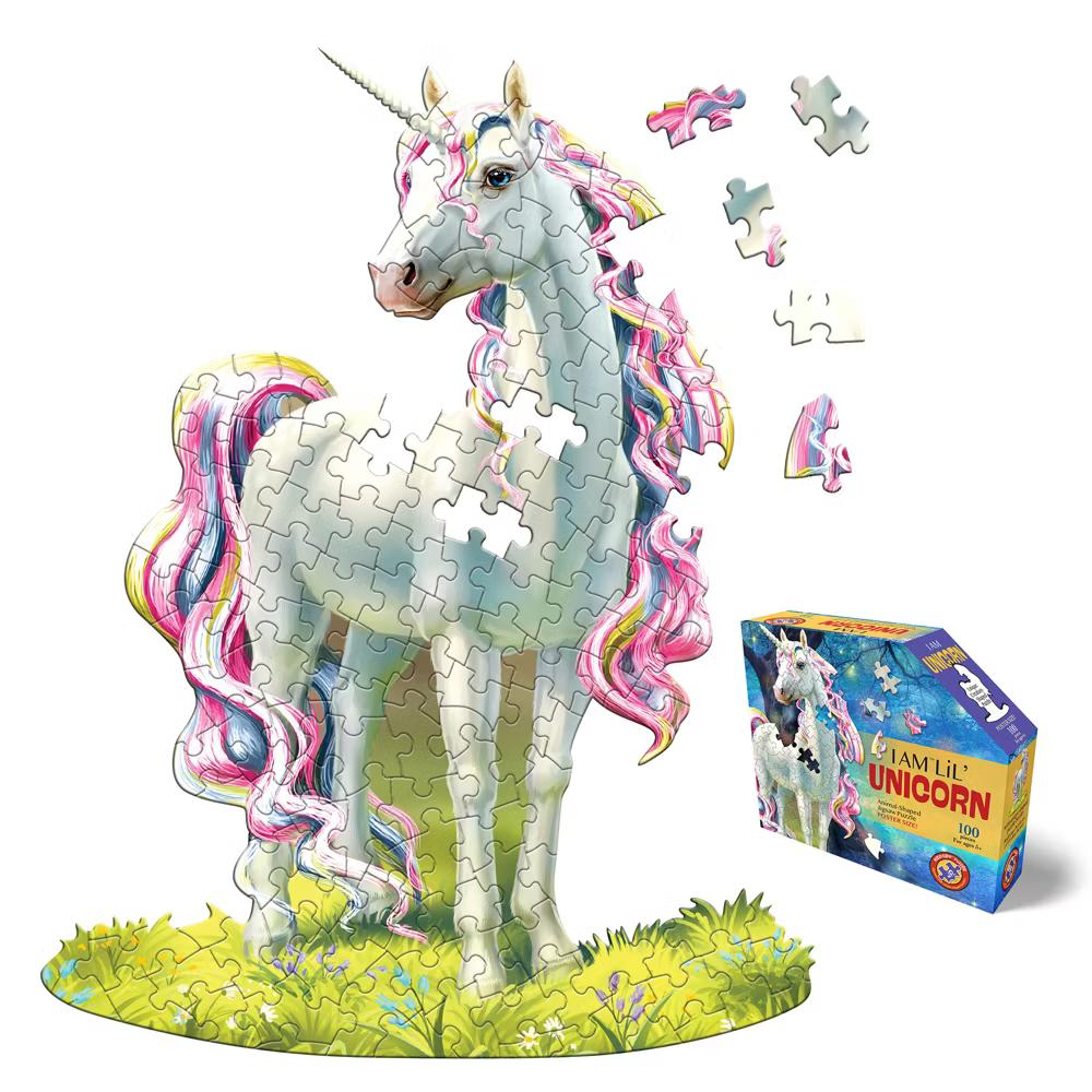 Madd Capp: I Am LiL' Unicorn - 100 Piece Puzzle - Kids Creature-26 X 33"