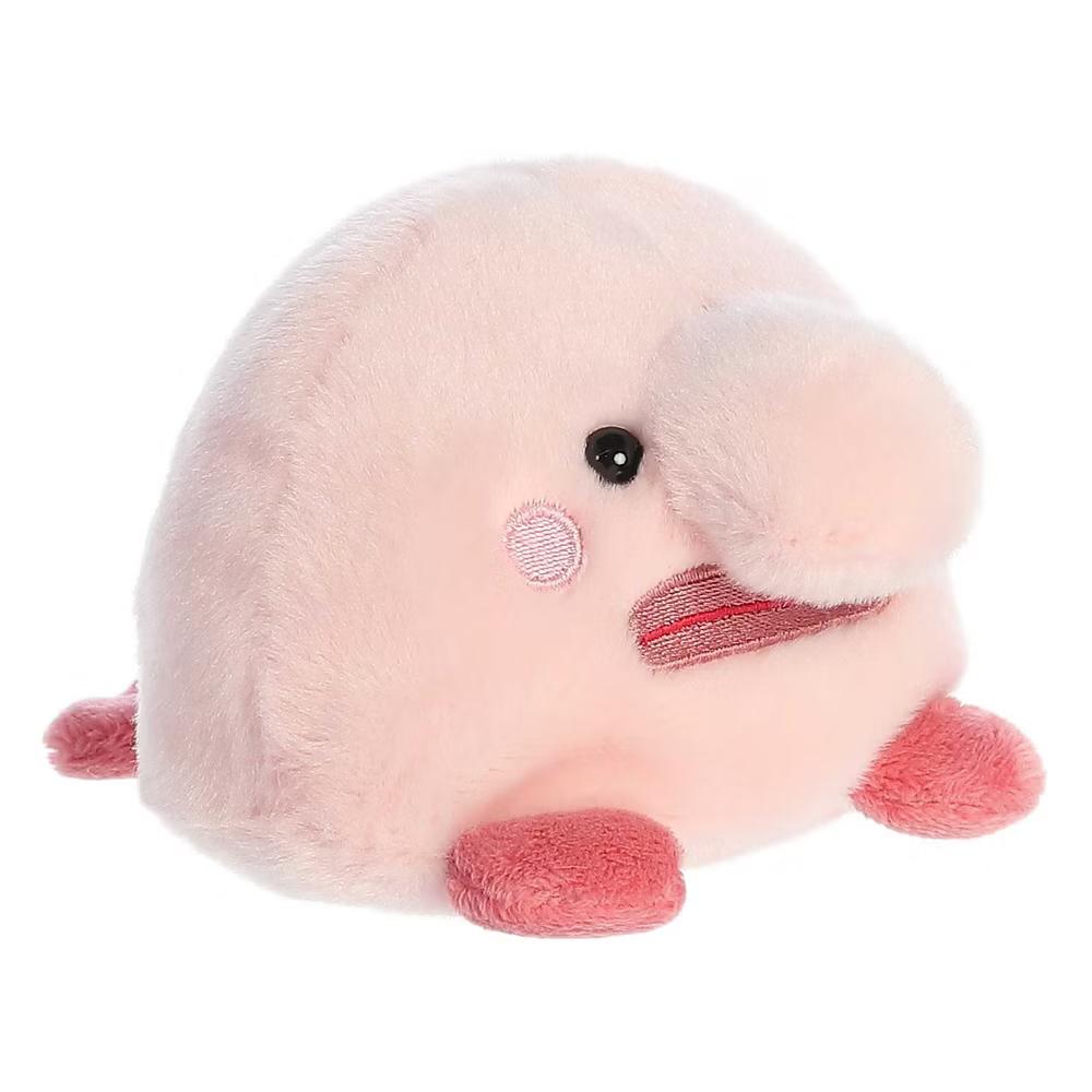 Mini Bart Blobfish Palm Pals Adorable Stuffed Animal Pink 5" - Image 5