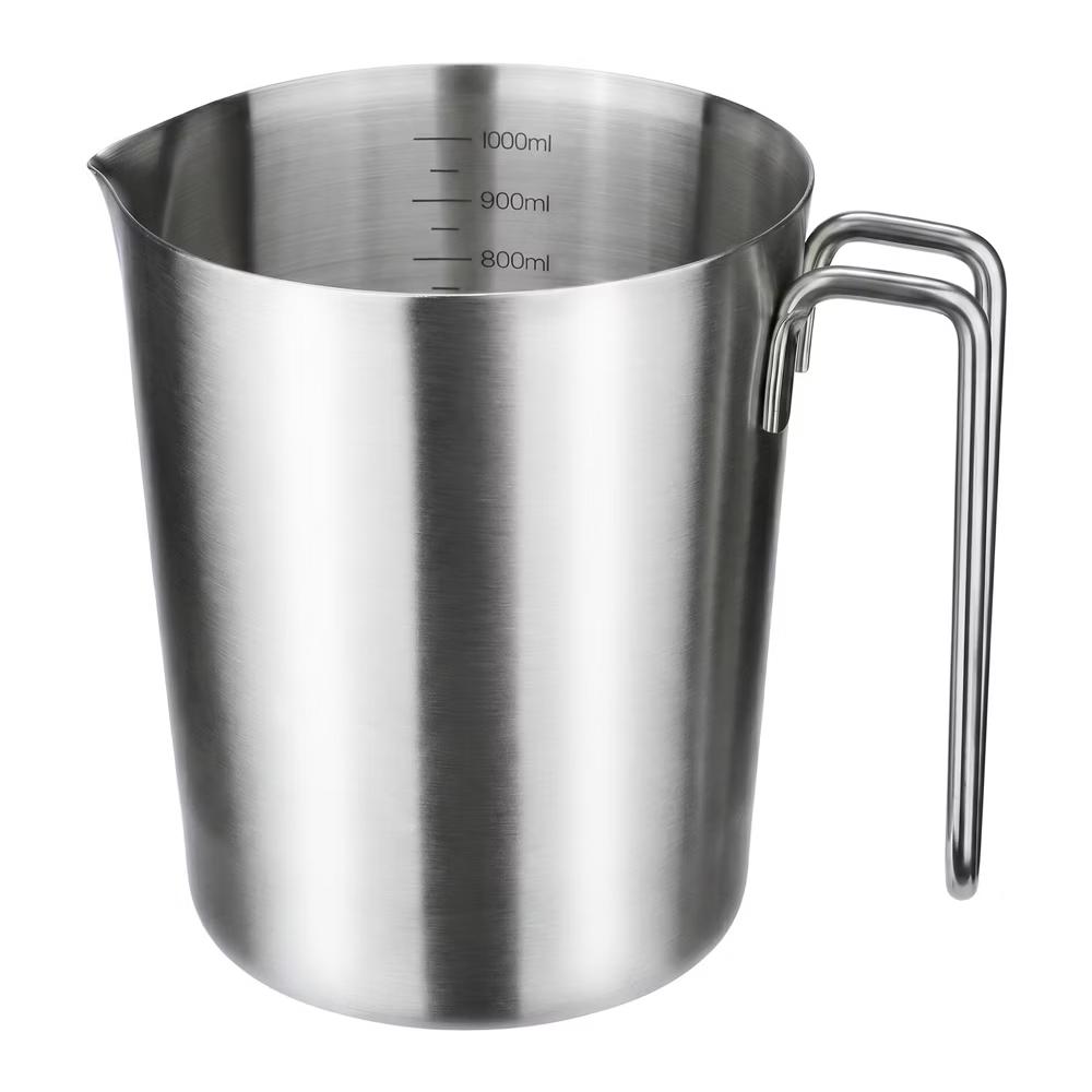 Measuring Cup, Liquid Stainless Steel Measuring Cup for Kitchen Use, Ideal for Measuring Ingredients Precisely