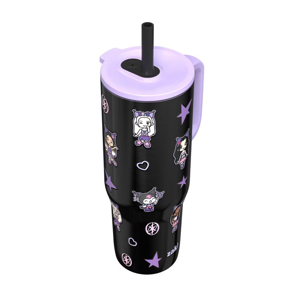 Kuromi x Katseye 30oz Straw Tumbler Black - Image 2