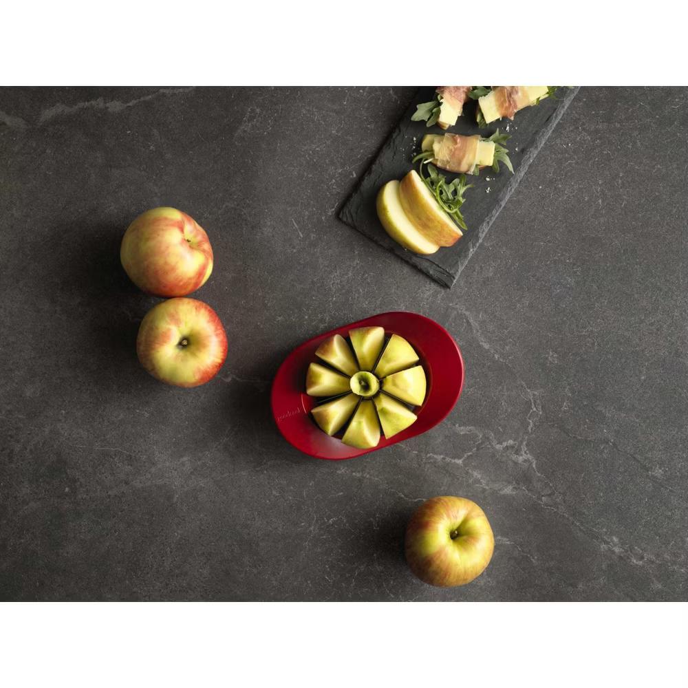 Ready Jumbo Apple Wedger: Kitchen Gadget, Dishwasher-Safe, Red, Plastic & Stainless Steel Slicer - Image 3
