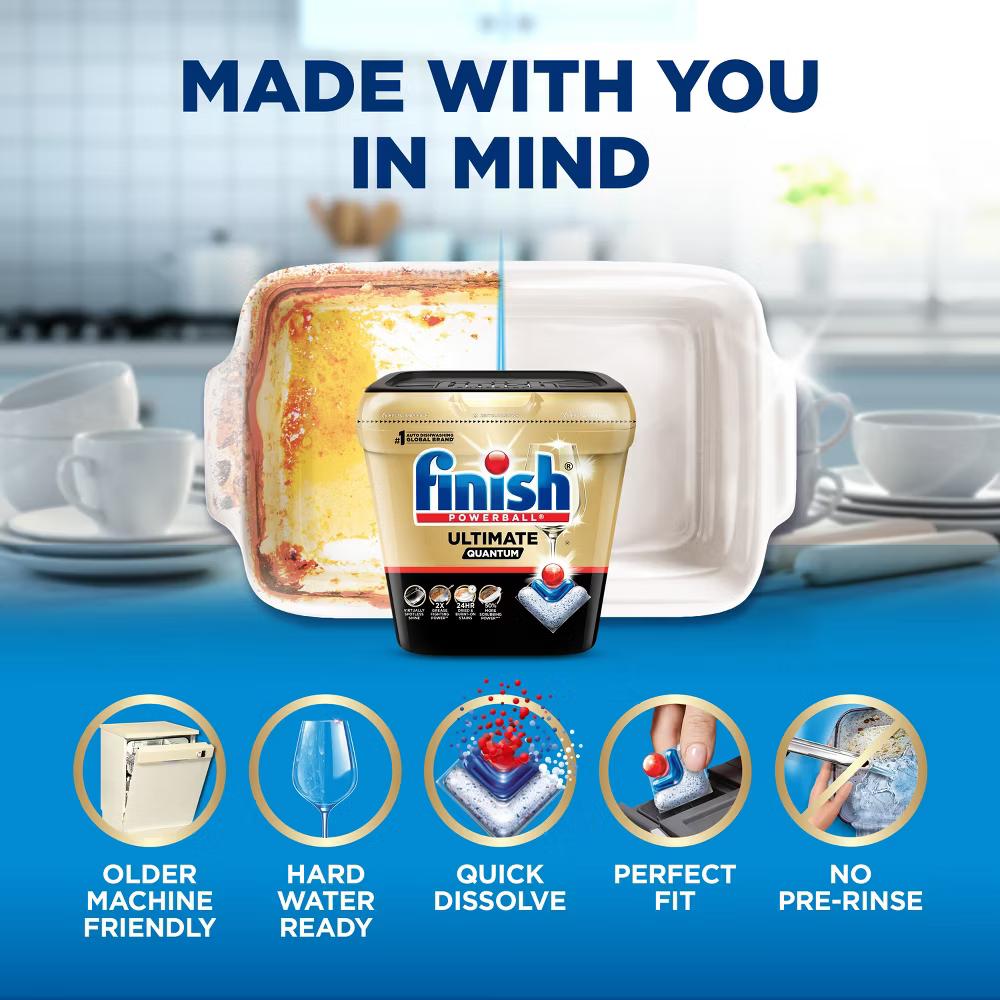 Finish Ultimate Quantum Dishwasher Detergent Pods - Image 26