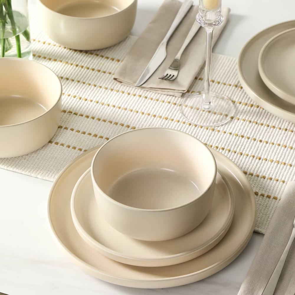 Earth & Clay 12pc Stoneware Dinnerware Set - Image 19