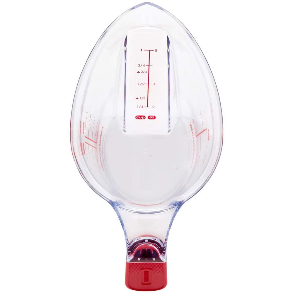Farberware Pro Angled Measuring Cup - Clear Standard & Metric Markings - Ideal for Baking, Cooking, Liquid Measuring (Red) - Image 5