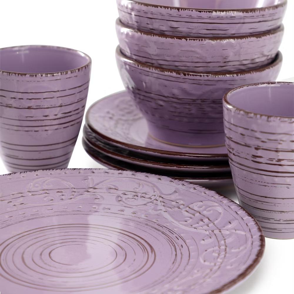 Malibu Sea Glass 16-Piece Dinnerware Set in Dark Green - Image 40