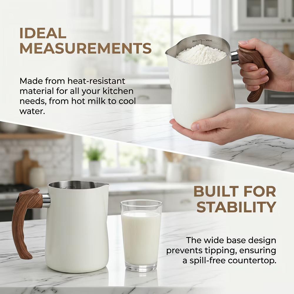 Measuring Cup, 1 Cup Stainless Steel Measuring Cup for Accurate Kitchen Work, Like Baking or Meal Prep - Image 29