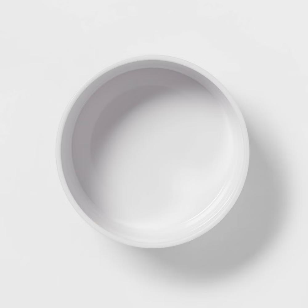 26oz Plastic Stella Cereal Bowl White - Recycled PET, Dishwasher & Microwave Safe - Image 3