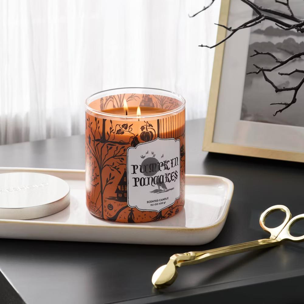2 Wick Limited Edition Glass Halloween Jar Candle with Lid 15.1oz - Image 11