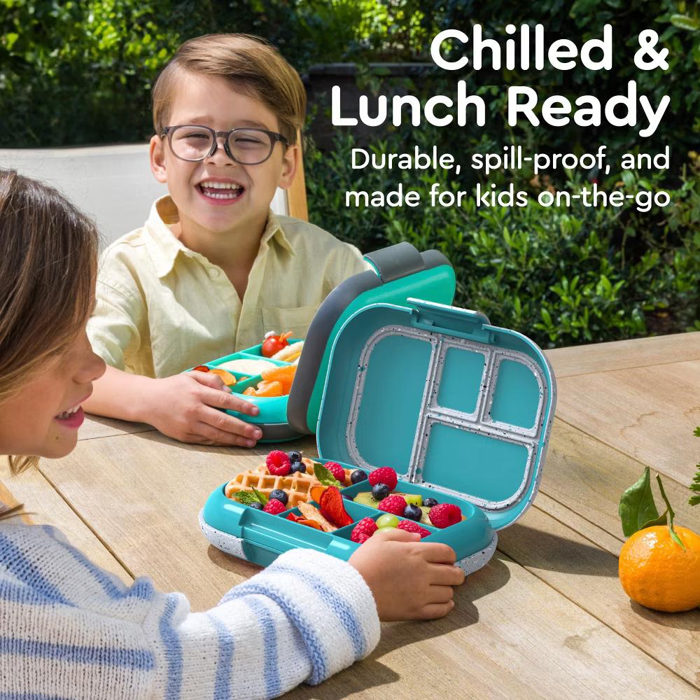 Kids' Chill Lunch Box, Bento-Style Solution, 4 Compartments & Removable Ice Pack - Image 77