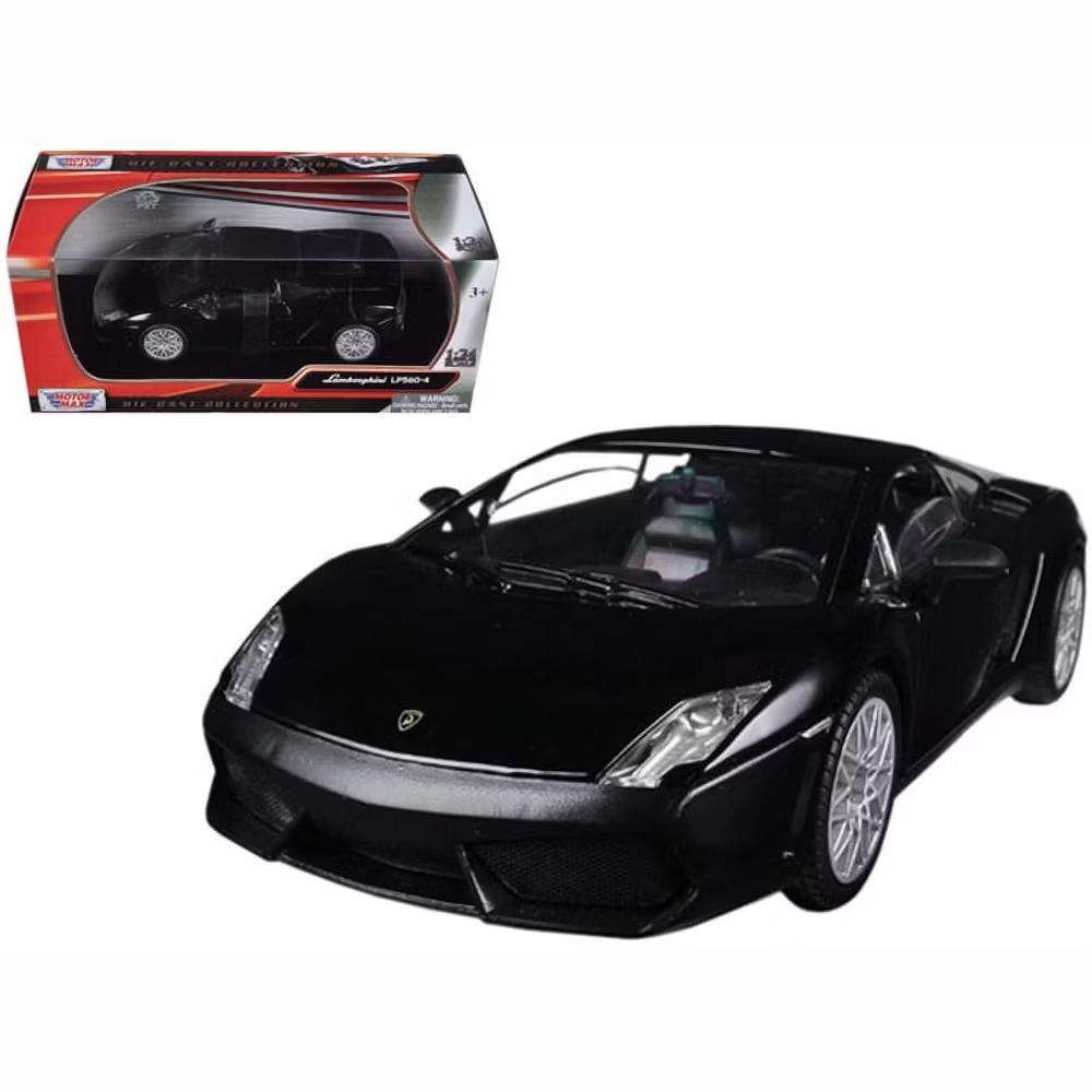 Lamborghini Gallardo LP-560-4 Matt Black 1/24 Diecast Car Model - Image 4