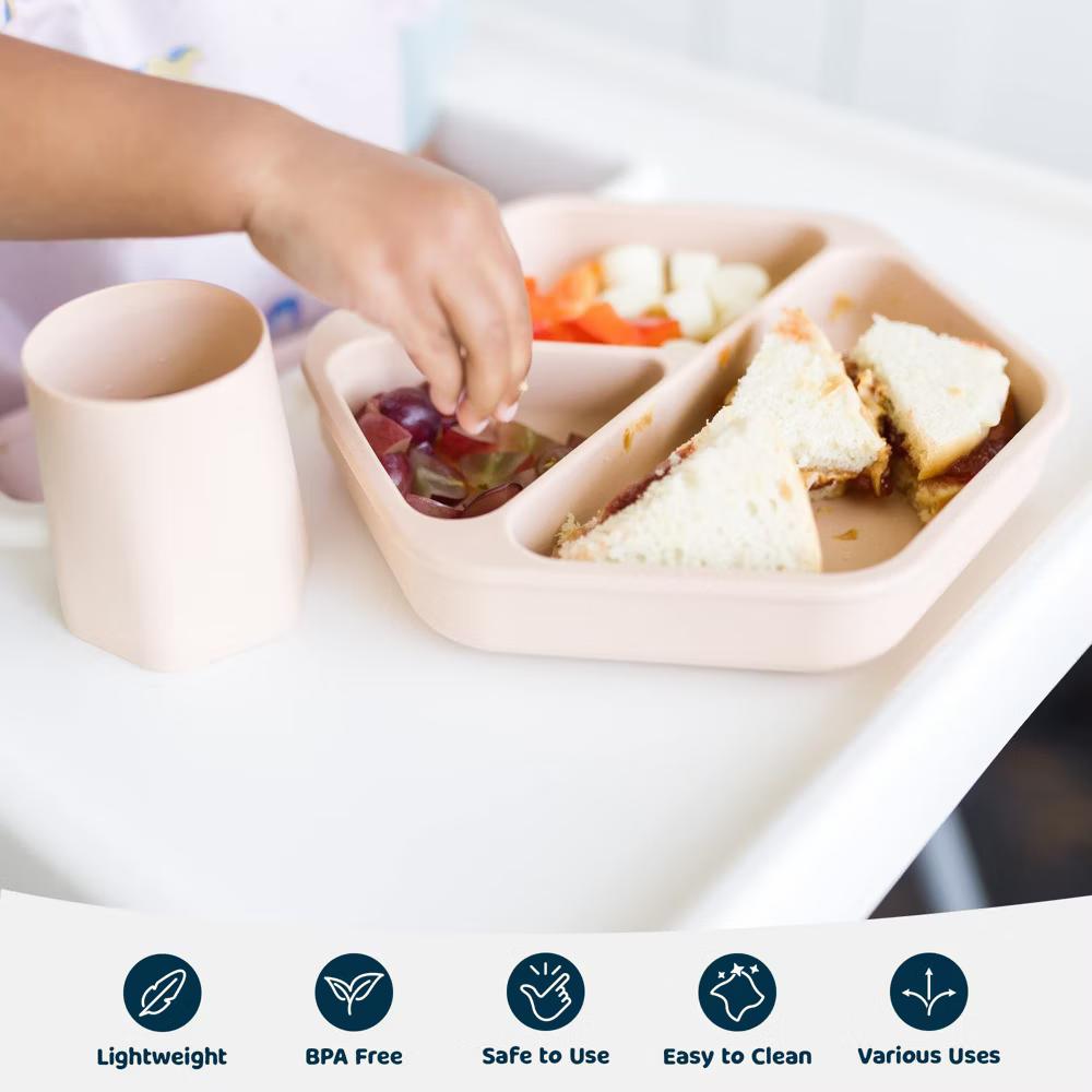 Silicone Suction Divided Plate Baby/Toddler Dish for Independent Eating - Image 37