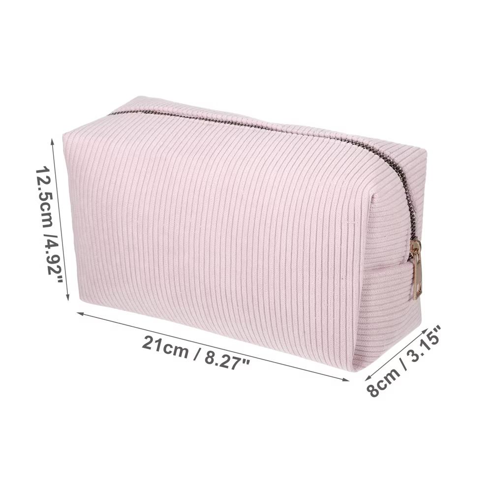 Durable Solid Color Cosmetic Bag 1 Pc - Image 14