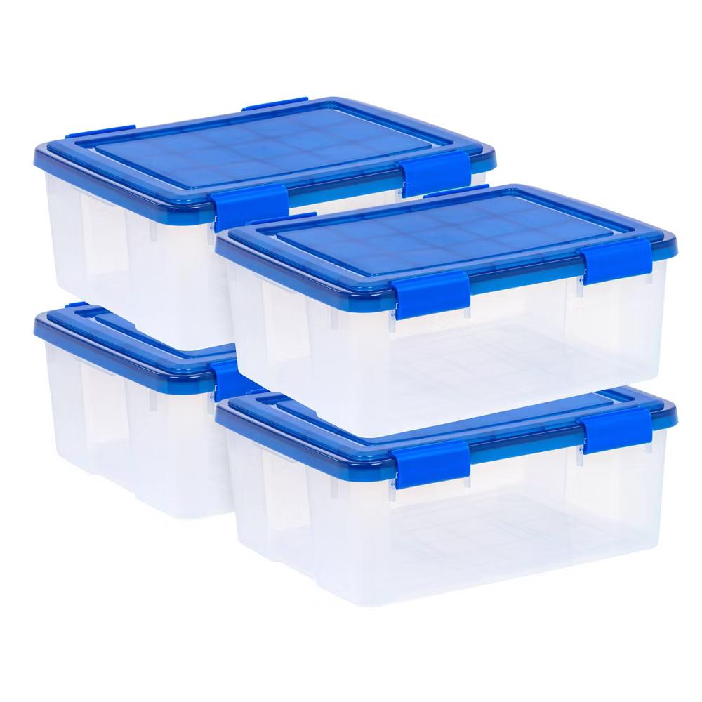 IRIS WeatherPro Plastic Storage Bin with Lid - Image 47