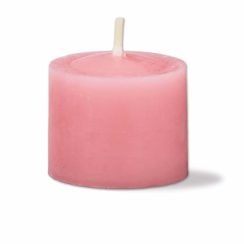 Color Studio Votive Candles Set of 12 Pink Smokeless Paraffin Wax Burn Time 5 Hrs. - Image 2