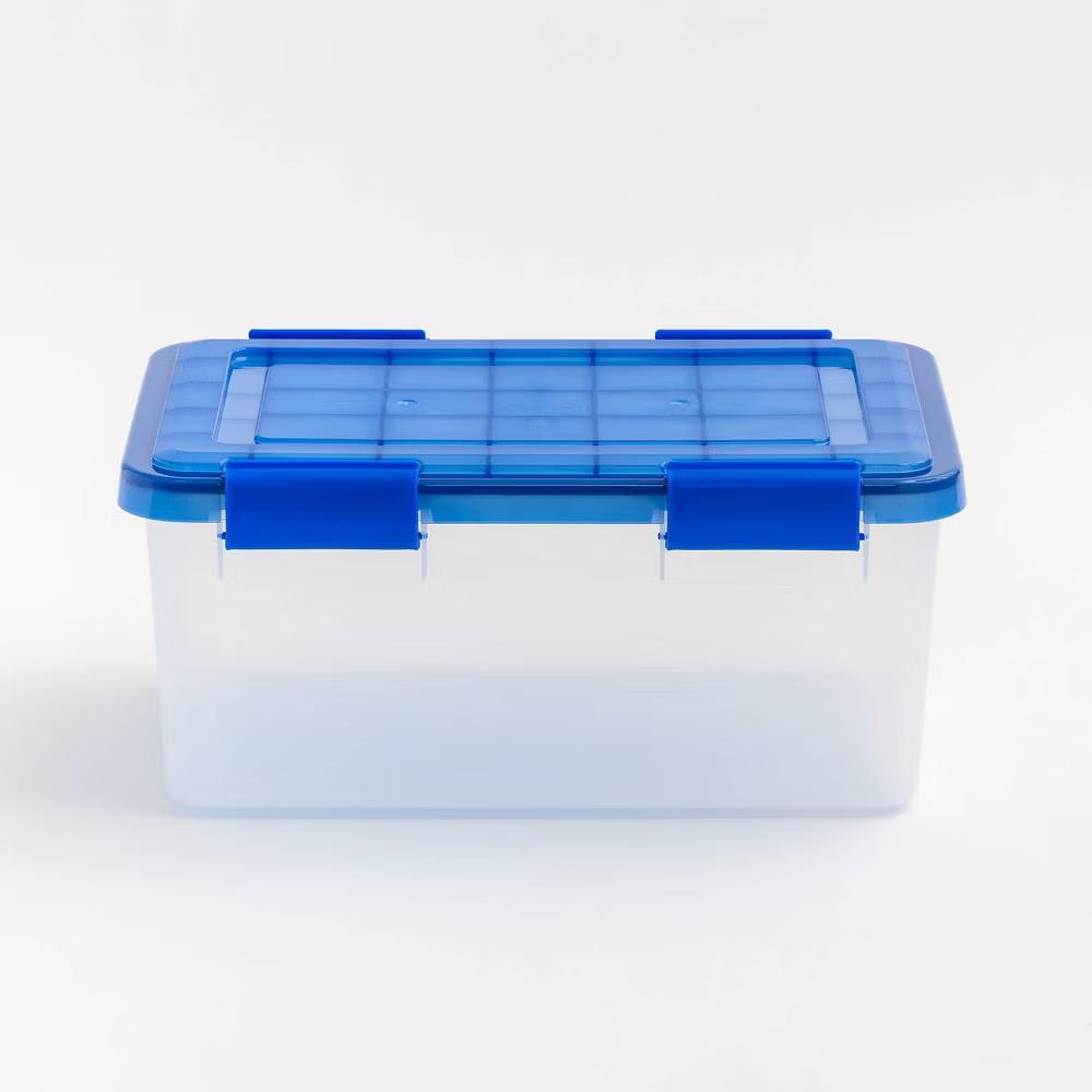 IRIS WeatherPro Plastic Storage Bin with Lid - Image 5